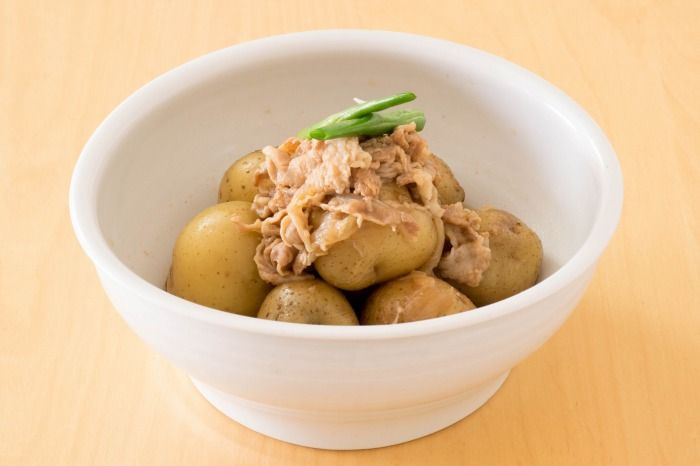村上雄一｜白磁返し鉢(7寸) もちろん和のお惣菜や洋風もおかずにも。①ジャガイモ